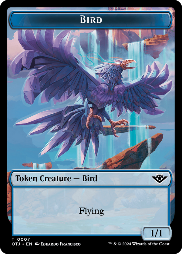 Bird (TOTJ-007) - Outlaws of Thunder Junction Tokens