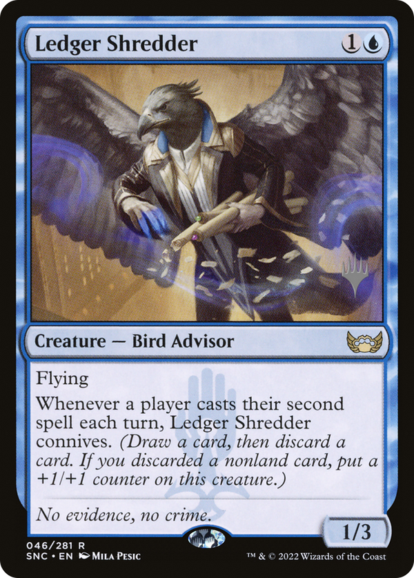Ledger Shredder (Promo Pack) [Streets of New Capenna Promos]