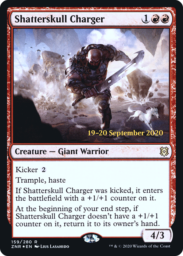 Shatterskull Charger [Zendikar Rising Prerelease Promos]