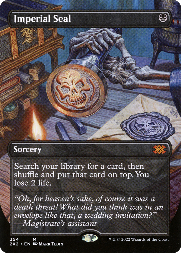 Imperial Seal (Borderless Alternate Art) [Double Masters 2022]