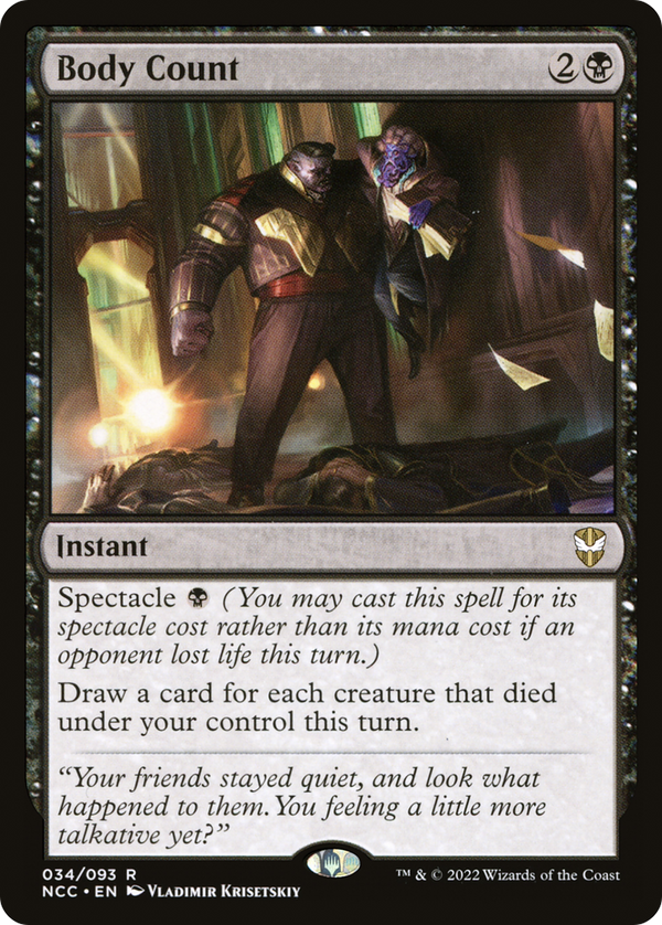 Body Count [Streets of New Capenna Commander]