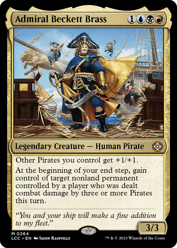 Admiral Beckett Brass [The Lost Caverns of Ixalan Commander]