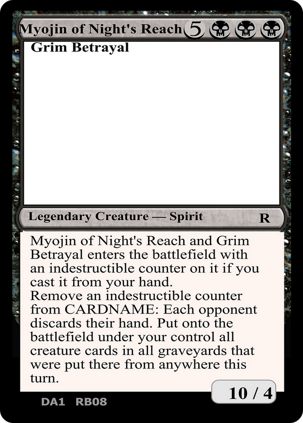 Myojin of Night's Reach and Grim Betrayal (UNK-RB08) - Unknown Event
