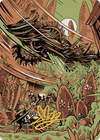Contagion Engine // Contagion Engine (AOTJ-050) - Outlaws of Thunder Junction Art Series (Borderless)