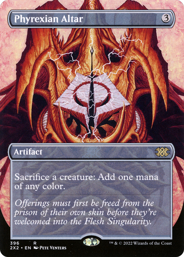 Phyrexian Altar (Borderless Alternate Art) [Double Masters 2022]