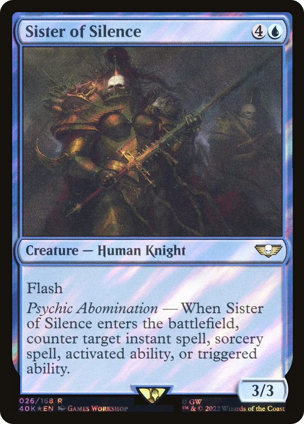 Sister of Silence (Surge Foil) [Warhammer 40,000]