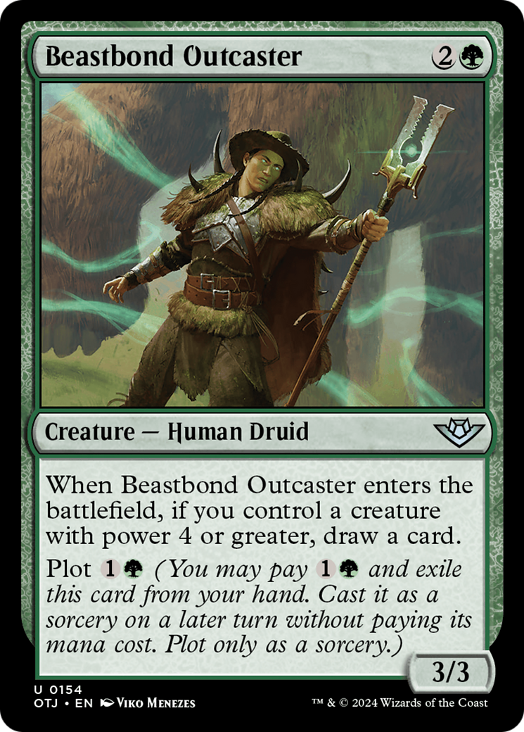 Beastbond Outcaster [Outlaws of Thunder Junction]