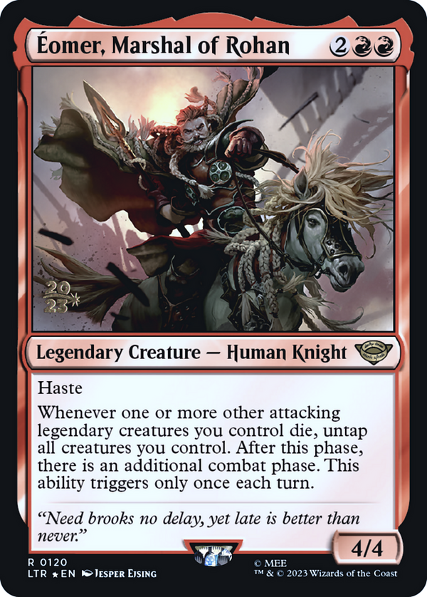 Eomer, Marshal of Rohan [The Lord of the Rings: Tales of Middle-Earth Prerelease Promos]