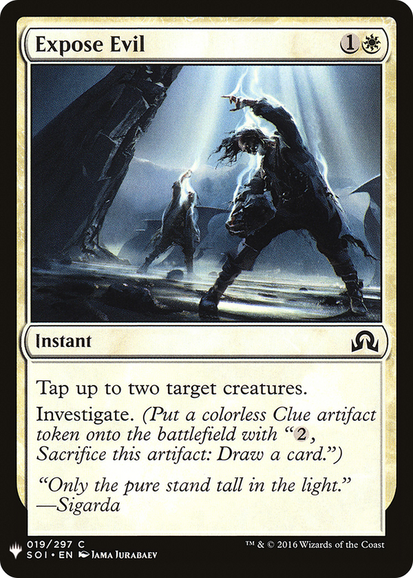 Expose Evil [Mystery Booster]