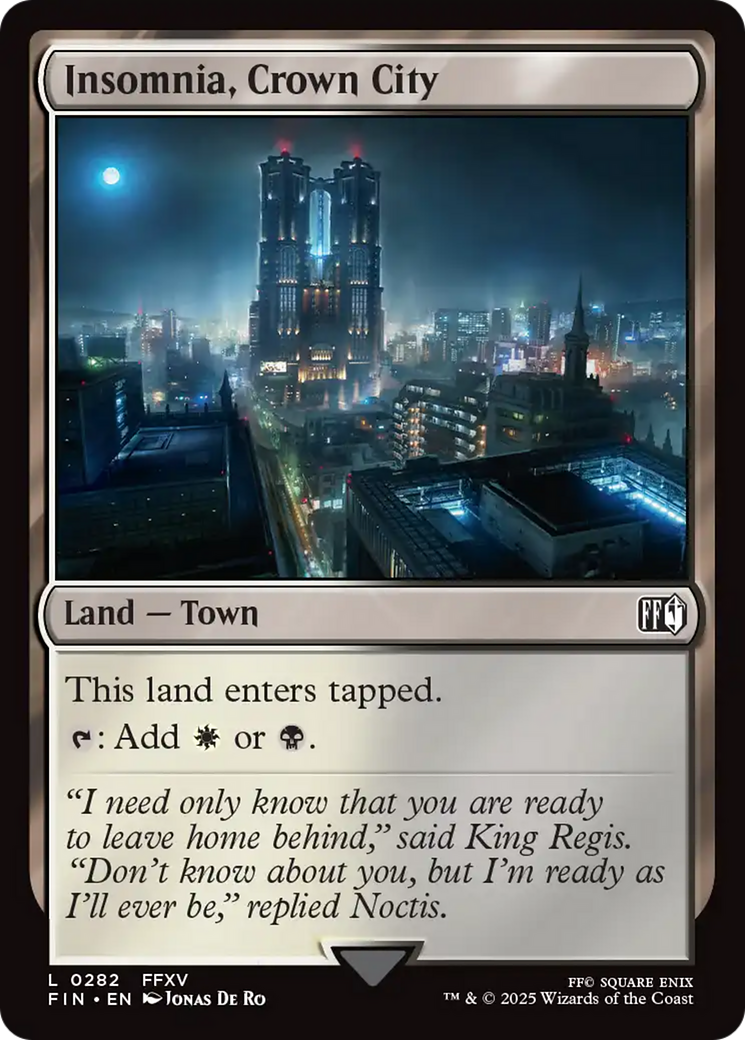 Insomnia, Crown City [FINAL FANTASY]