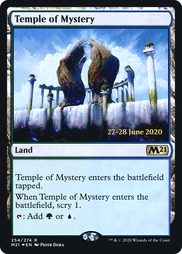 Temple of Mystery [Core Set 2021 Prerelease Promos]
