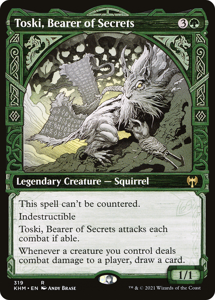 Toski, Bearer of Secrets (Showcase) [Kaldheim]