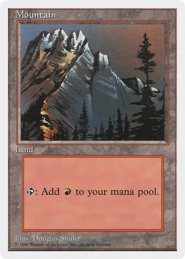 Mountain (Red Sky in the Top Right) [Introductory Two-Player Set]