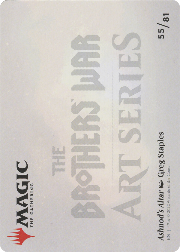 Ashnod's Altar // Ashnod's Altar (ABRO-055) - The Brothers' War Art Series (Borderless)