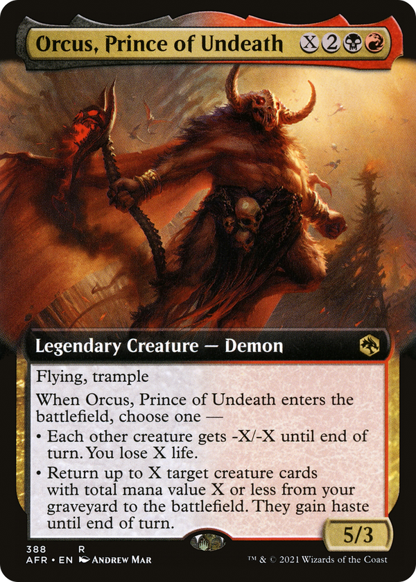 Orcus, Prince of Undeath (Extended Art) [Dungeons & Dragons: Adventures in the Forgotten Realms]