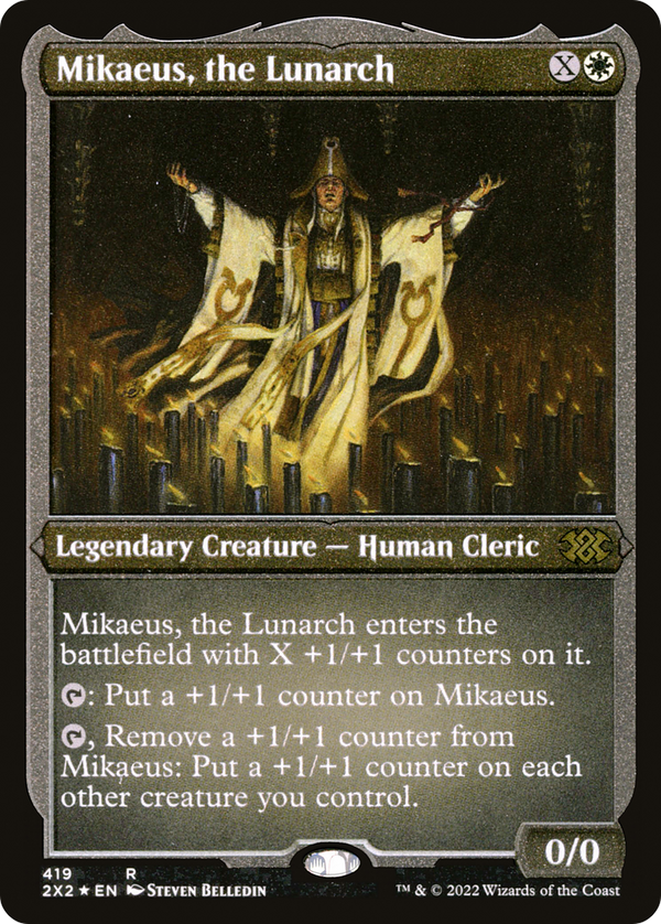 Mikaeus, the Lunarch (Foil Etched) [Double Masters 2022]