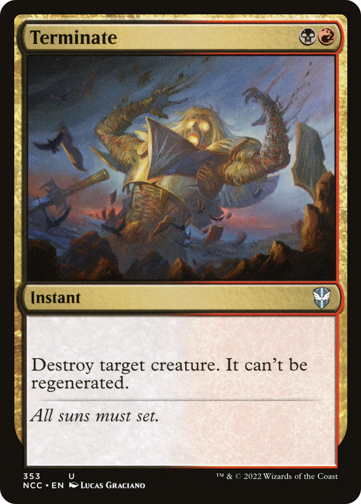 Terminate [Streets of New Capenna Commander]