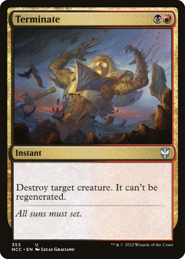 Terminate [Streets of New Capenna Commander]