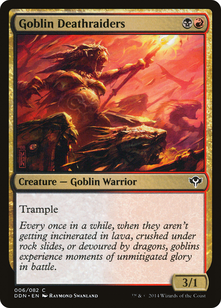 Goblin Deathraiders [Duel Decks: Speed vs. Cunning]