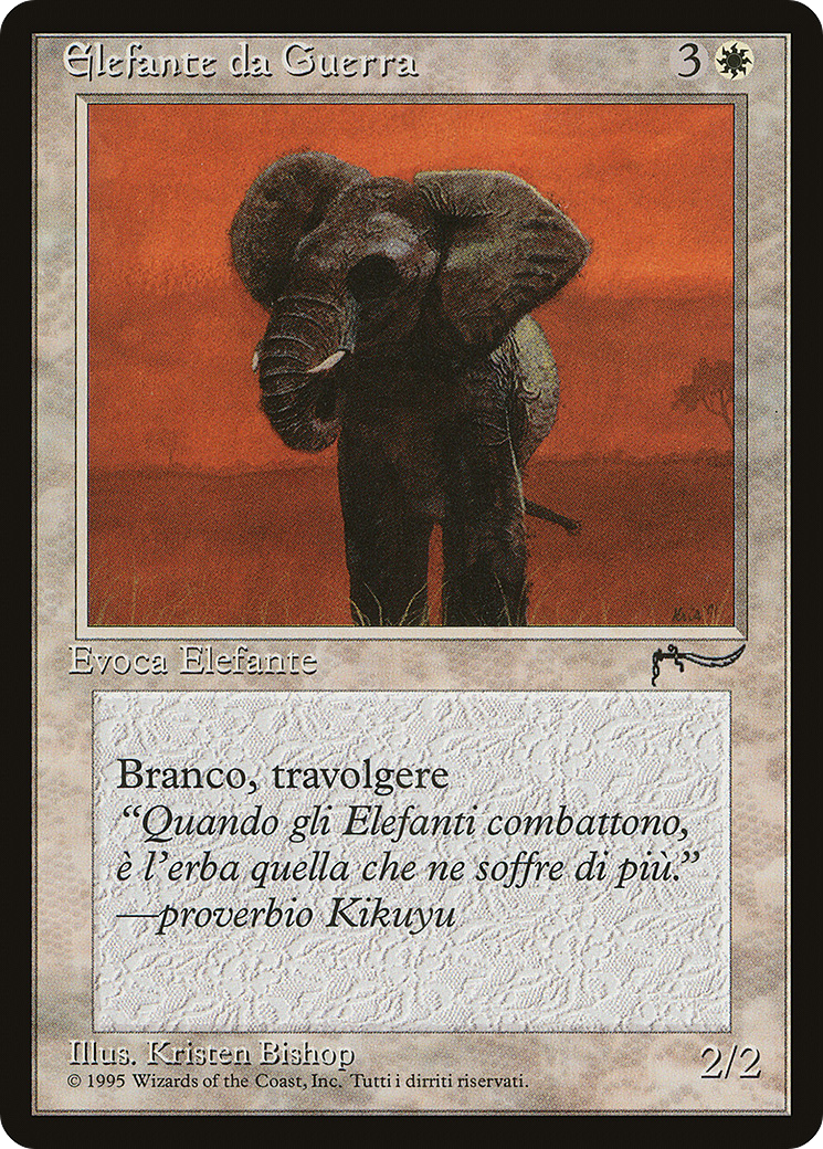 War Elephant (Italian) - 
