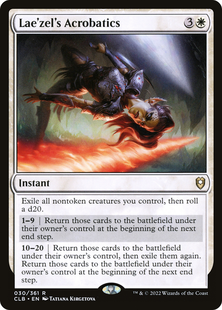 Lae'zel's Acrobatics [Commander Legends: Battle for Baldur's Gate]