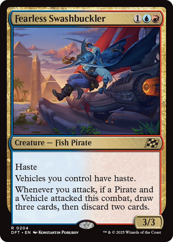 Fearless Swashbuckler [Aetherdrift]