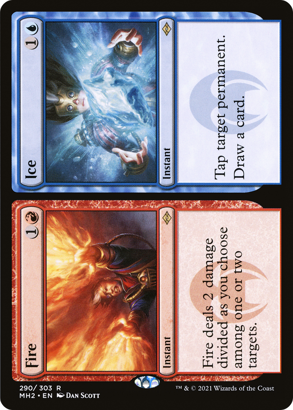 Fire // Ice (Foil Etched) [Modern Horizons 2]