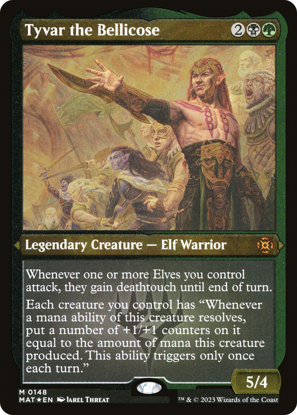 Tyvar the Bellicose (Foil Etched) [March of the Machine: The Aftermath]