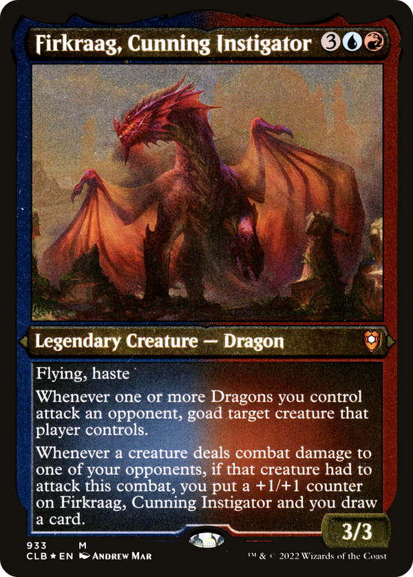 Firkraag, Cunning Instigator (Display Commander) (Foil Etched) [Commander Legends: Battle for Baldur's Gate]