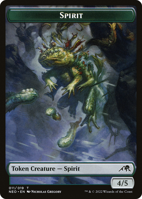 Spirit Token (011) [Kamigawa: Neon Dynasty Tokens]