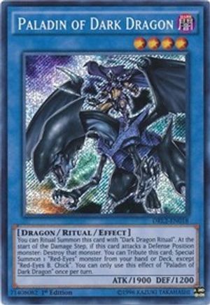 Paladin of Dark Dragon (DRL2-EN018) - Dragons of Legend 2 1st Edition