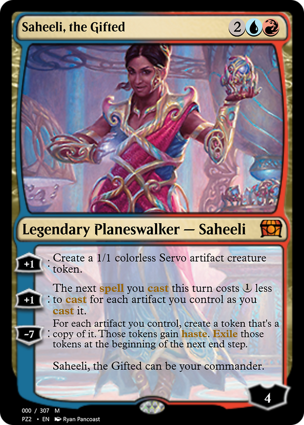 Saheeli, the Gifted (PZ2-70685) - Treasure Chest Foil