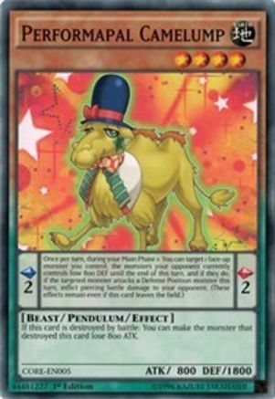 Performapal Camelump (CORE-EN005) - Clash of Rebellions Unlimited