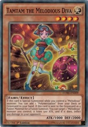 Tamtam the Melodious Diva (CORE-EN009) - Clash of Rebellions 1st Edition
