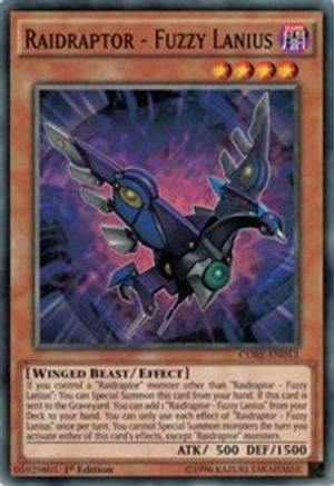 Raidraptor - Fuzzy Lanius (CORE-EN013) - Clash of Rebellions 1st Edition