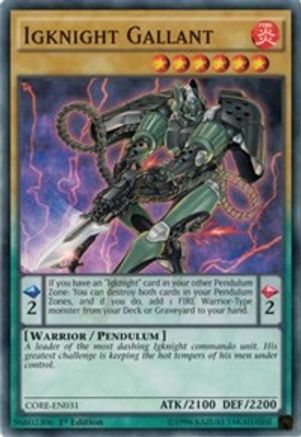 Igknight Gallant (CORE-EN031) - Clash of Rebellions Unlimited