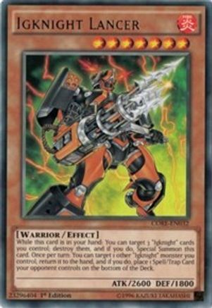 Igknight Lancer (CORE-EN032) - Clash of Rebellions Unlimited
