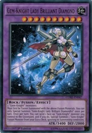 Gem-Knight Lady Brilliant Diamond (CORE-EN047) - Clash of Rebellions Unlimited