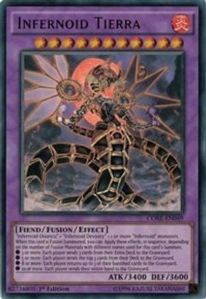 Infernoid Tierra (CORE-EN049) - Clash of Rebellions 1st Edition