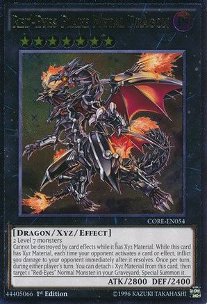 Red-Eyes Flare Metal Dragon (UTR) (CORE-EN054) - Clash of Rebellions 1st Edition
