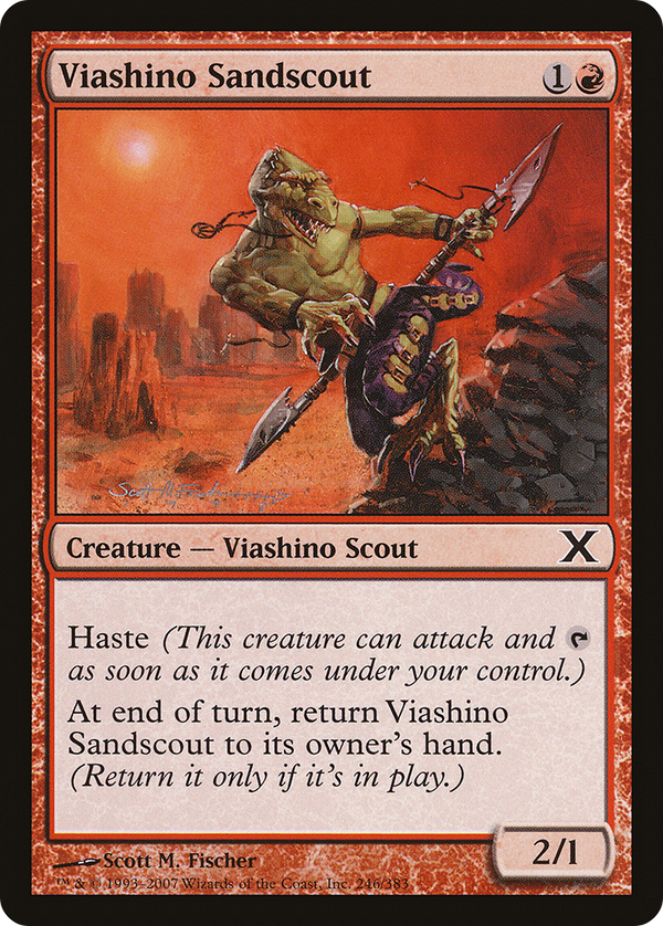 Viashino Sandscout (10E-246) - Tenth Edition