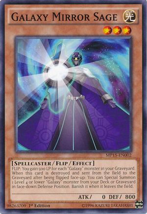 Galaxy Mirror Sage (MP15-EN002) - 2015 Mega-Tins Mega Pack 1st Edition