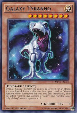 Galaxy Tyranno (MP15-EN003) - 2015 Mega-Tins Mega Pack 1st Edition