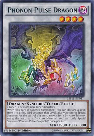 Phonon Pulse Dragon (MP15-EN031) - 2015 Mega-Tins Mega Pack 1st Edition
