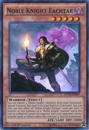 Noble Knight Eachtar (MP15-EN047) - 2015 Mega-Tins Mega Pack 1st Edition