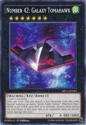 Number 42: Galaxy Tomahawk (MP15-EN055) - 2015 Mega-Tins Mega Pack 1st Edition