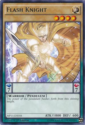 Flash Knight (MP15-EN058) - 2015 Mega-Tins Mega Pack 1st Edition
