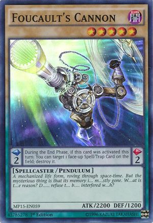 Foucault's Cannon (MP15-EN059) - 2015 Mega-Tins Mega Pack 1st Edition