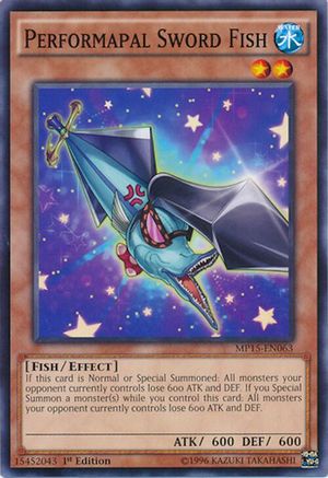 Performapal Sword Fish (MP15-EN063) - 2015 Mega-Tins Mega Pack 1st Edition