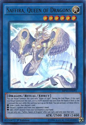Saffira, Queen of Dragons (MP15-EN095) - 2015 Mega-Tins Mega Pack 1st Edition